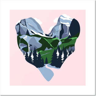 Mountain Heart Posters and Art